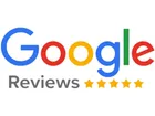 A google logo with five stars on it